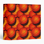 Basketball Pattern Notebook binders