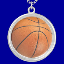 Basketball Pendant & Chain necklaces