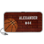 Basketball Personalized mp3 Speaker Accessory speakers
