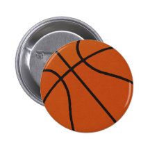 Basketball Pinback Buttons