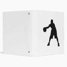 Basketball Player 3 Ring Binder