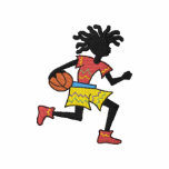 Basketball Player Embroidered Hoody