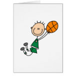 Basketball Player Getting Airborne Card