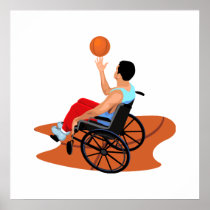 Basketball Player Print