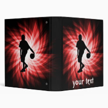 Basketball Player; Red Binders