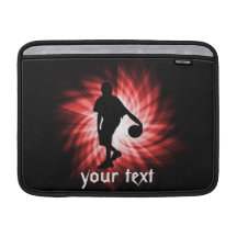 Basketball Player; Red MacBook Air Sleeve