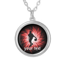 Basketball Player; Red Pendant
