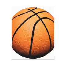 Basketball Products Stretched Canvas Print