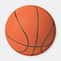Basketball Refrigerator Magnet