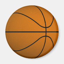 Basketball Refrigerator Magnet