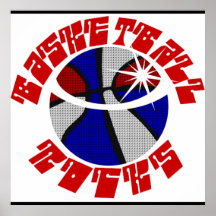 Basketball Rocks Poster