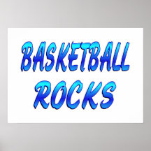 BASKETBALL ROCKS POSTER