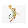 Basketball Shirts - Tiger Slam Dunk Basketball Post Cards