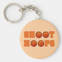 Basketball Shoot Hoops T-shirts and Gifts Keychains