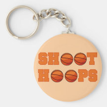Basketball Shoot Hoops T-shirts and Gifts Keychains