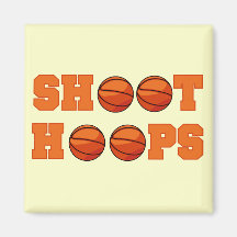 Basketball Shoot Hoops T-shirts and Gifts Refrigerator Magnet