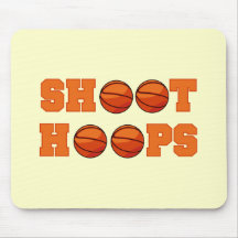 Basketball Shoot Hoops T-shirts and Gifts Mouse Mat