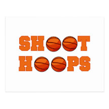 Basketball Shoot Hoops T-shirts and Gifts Postcards