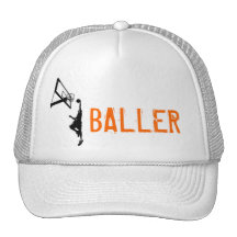 Basketball Slam Dunk Silhouette Mesh Hat