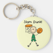 Basketball Slam Dunk T-shirts and Gifts Keychains