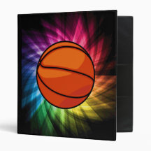 Basketball; Sport; rainbow Binder