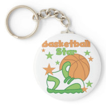 Basketball Star Shoe T-shirts and Gifts Key Chain