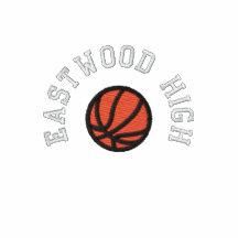 Basketball Team - Customizable Embroidered Hooded Sweatshirt