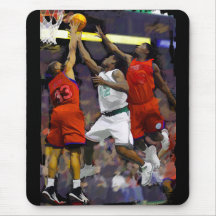 Basketball Two Against One Mousepad