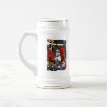 Basketball Two Against One Coffee Mug