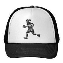 Basketball Used Look Retro Hat
