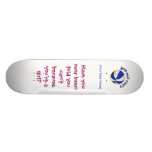 Basketball - White/Blue Skateboard