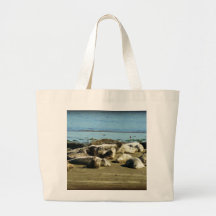 Basking Seals Tote Bag