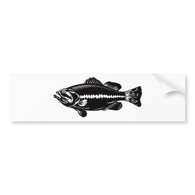 Bass Bait Clothing & Gear Bumper Sticker by BassBaitClothing