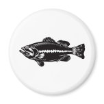 Bass Bait Clothing & Gear Refrigerator Magnet