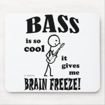 Bass, Brain Freeze Mouse Pads