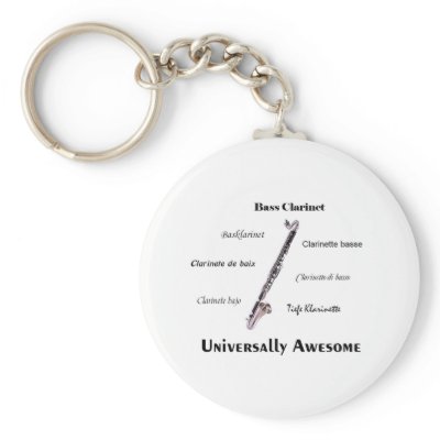 Bass Clarinet Keychain by jojomi58