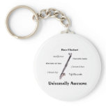 Bass Clarinet keychains