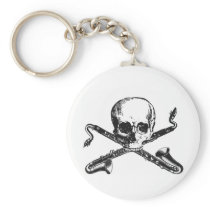 Bass Clarinet Pirate Key Chains