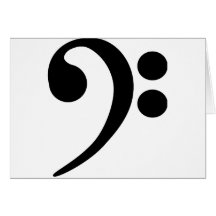 Bass Clef Card