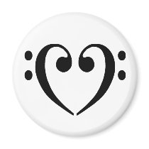 Bass Clef Heart