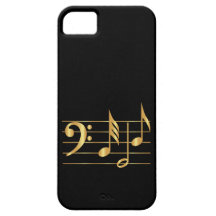Bass clef iPhone 5 case