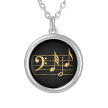 Bass clef jewelry