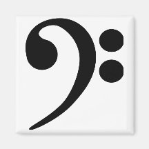 Bass Clef Magnets
