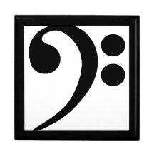Bass Clef Trinket Boxes