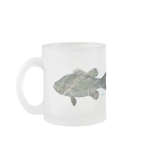 Bass feeding inside the bass-Great Mural effect Mug