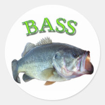 bass fish 14 sticker