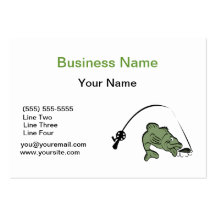 Bass Fishing Business Card
