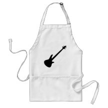 bass guitar bassist apron