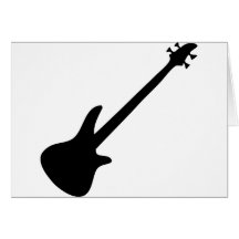 bass guitar bassist card