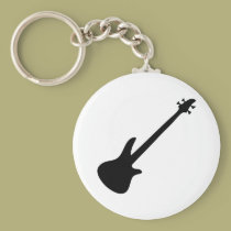 bass guitar bassist keychains